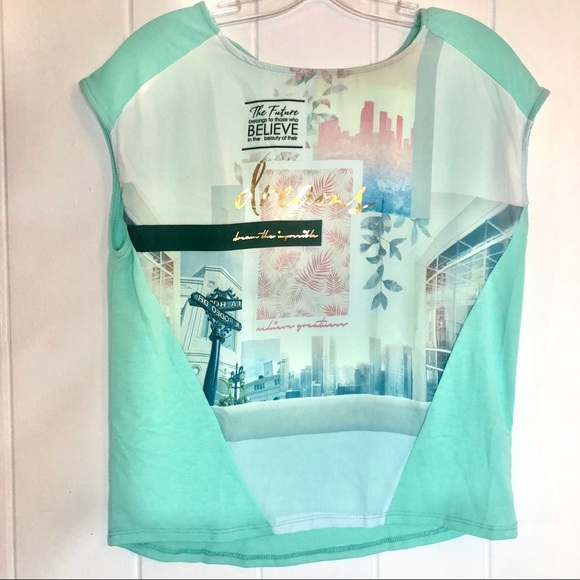 NYLON APPAREL mint and gold foil dreams box top - Picture 3 of 5